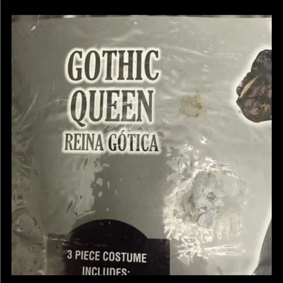 Spirit Halloween Gothic Queen Costume - Size Medium - Vampire Witch Dress Womens - Picture 7 of 10